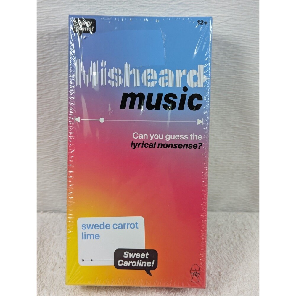 Misheard Music - Complete Party Game - Music Theme - Ages 12+ - 2+ Players